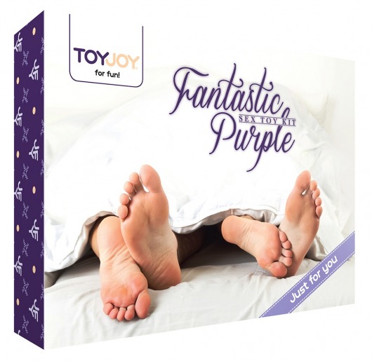Эротический набор FANTASTIC PURPLE SEX TOY KIT - Toy Joy - купить с доставкой в Березниках