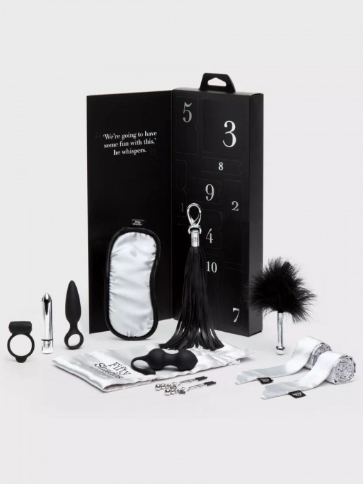 Эротический набор Pleasure Overload 10 Days of Play Gift Set - Fifty Shades of Grey - купить с доставкой в Березниках