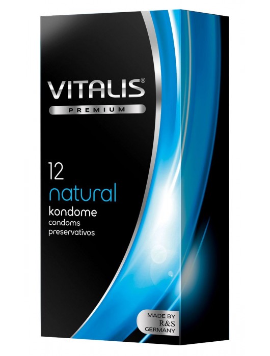 Классические презервативы VITALIS PREMIUM natural - 12 шт. - Vitalis - купить с доставкой в Березниках