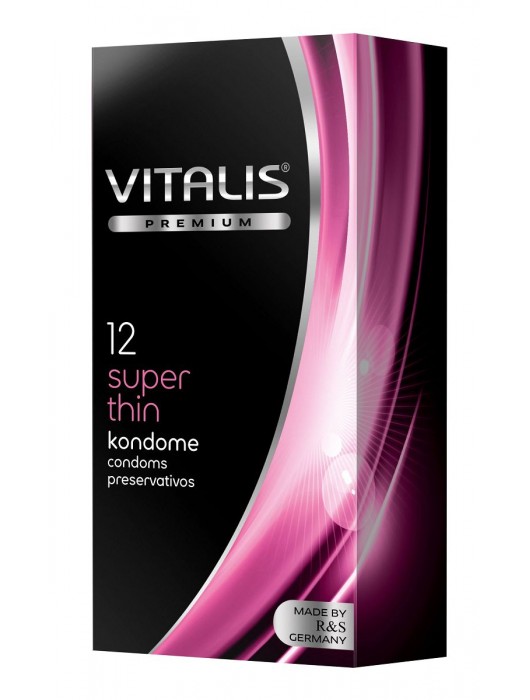 Ультратонкие презервативы VITALIS PREMIUM super thin - 12 шт. - Vitalis - купить с доставкой в Березниках