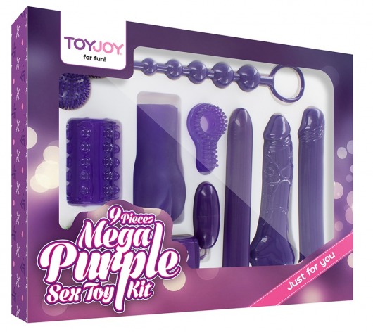 Эротический набор Toy Joy Mega Purple - Toy Joy - купить с доставкой в Березниках