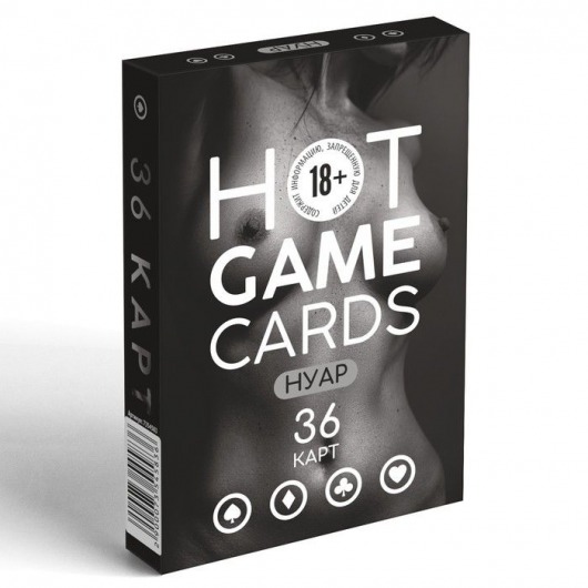 Игральные карты HOT GAME CARDS НУАР - 36 шт. - Сима-Ленд - купить с доставкой в Березниках