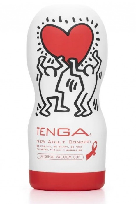 Мастурбатор Keith Haring Cup Deep Throat - Tenga - в Березниках купить с доставкой