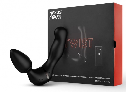 Черный гибридный вибромассажер Nexus Revo Twist - Nexus Range - в Березниках купить с доставкой