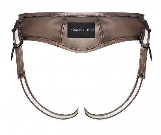 Бронзовый пояс для насадок Desirous Harness - Strap-on-me - купить с доставкой в Березниках