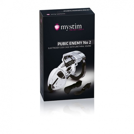 Пояс верности Pubic Enemy №2 с электростимуляцией уретры - MyStim - купить с доставкой в Березниках