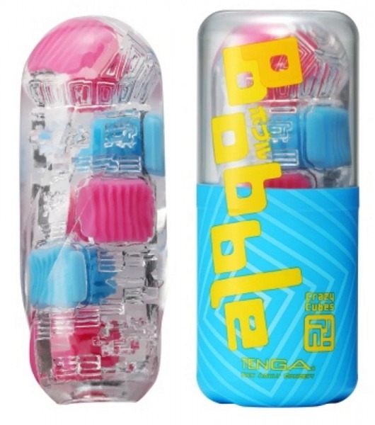 Мастурбатор Tenga Bobble Crazy Cubes - Tenga - в Березниках купить с доставкой