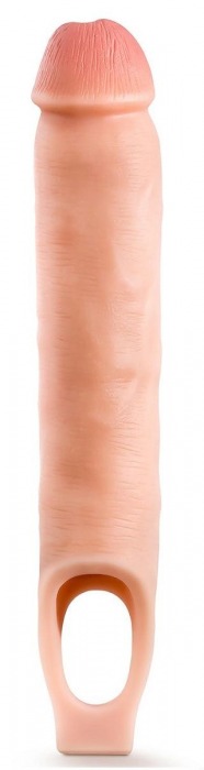 Телесная насадка-удлинитель 11.5 Inch Silicone Cock Sheath Penis Extender - 29,2 см. - Blush Novelties - в Березниках купить с доставкой