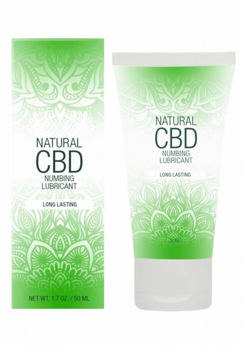 Лубрикант с пролонгирующим эффектом Natural CBD Numbing Lubricant - 50 мл. - Shots Media BV - купить с доставкой в Березниках