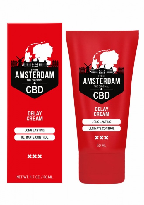 Крем-пролонгатор CBD from Amsterdam Delay Cream - 50 мл. - Shots Media BV - купить с доставкой в Березниках