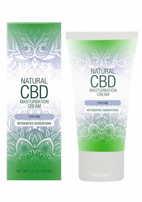 Крем для мастурбации для мужчин Natural CBD Masturbation Cream For Him - 50 мл. - Shots Media BV - купить с доставкой в Березниках