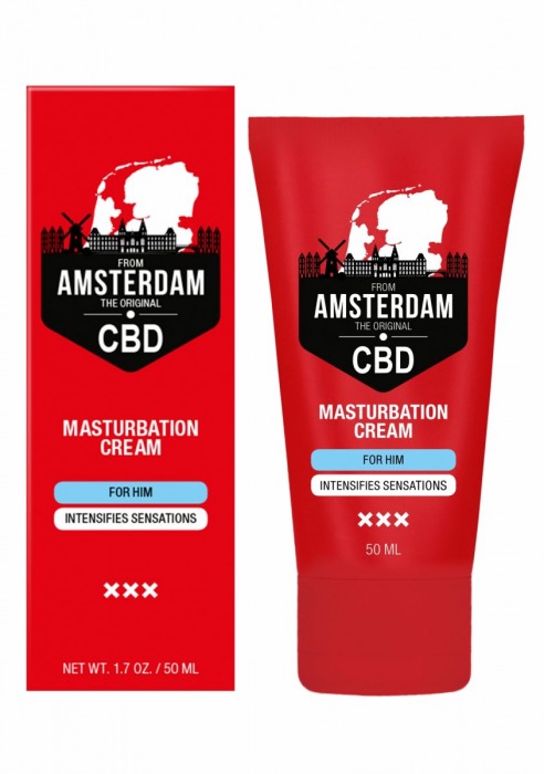 Крем для мастурбации для мужчин CBD from Amsterdam Masturbation Cream For Him - 50 мл. - Shots Media BV - купить с доставкой в Березниках