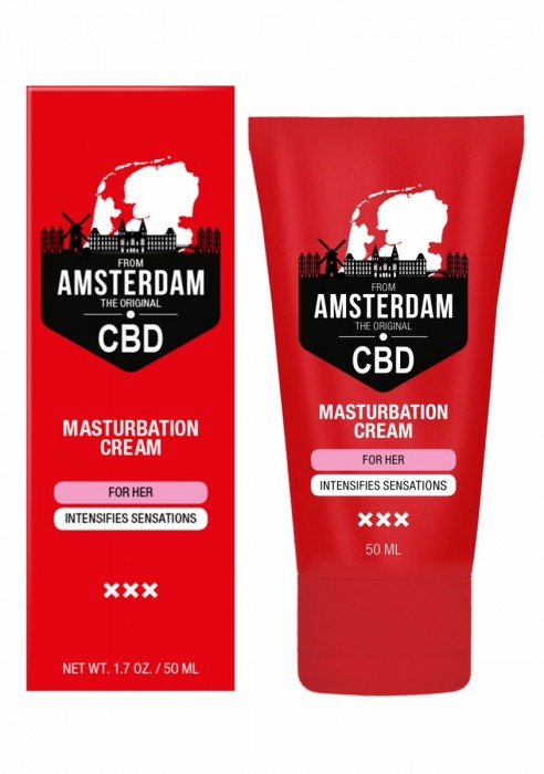 Крем для мастурбации для женщин CBD from Amsterdam Masturbation Cream For Her - 50 мл. - Shots Media BV - купить с доставкой в Березниках