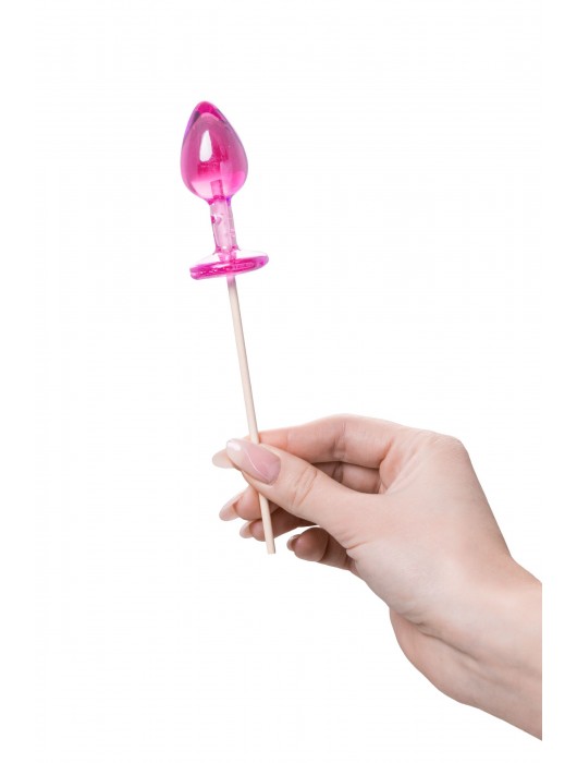 Розовый леденец  в форме анальной втулки со вкусом айриш крим - 29 гр. - Sosuчki - купить с доставкой в Березниках