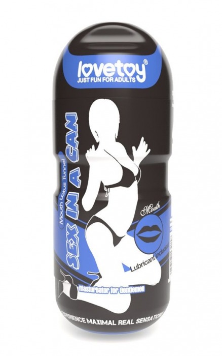 Мастурбатор-ротик с вибрацией Sex In A Can Mouth Lotus Tunnel - Lovetoy - в Березниках купить с доставкой