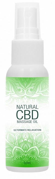 Массажное масло Natural CBD Massage Oil - 50 мл. - Shots Media BV - купить с доставкой в Березниках