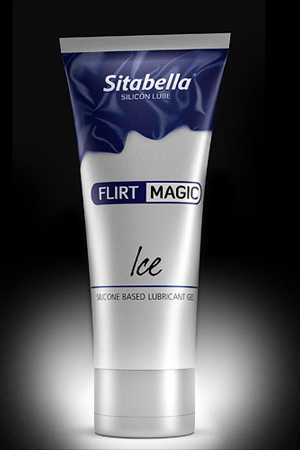 Силиконовая гель-смазка FLIRT MAGIC Ice с лёгким пролонгирующим эффектом - 75 мл. - Sitabella - купить с доставкой в Березниках