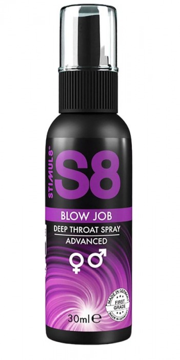 Лубрикант для орального секса S8 Deep Throat Spray - 30 мл. - Stimul8 - купить с доставкой в Березниках