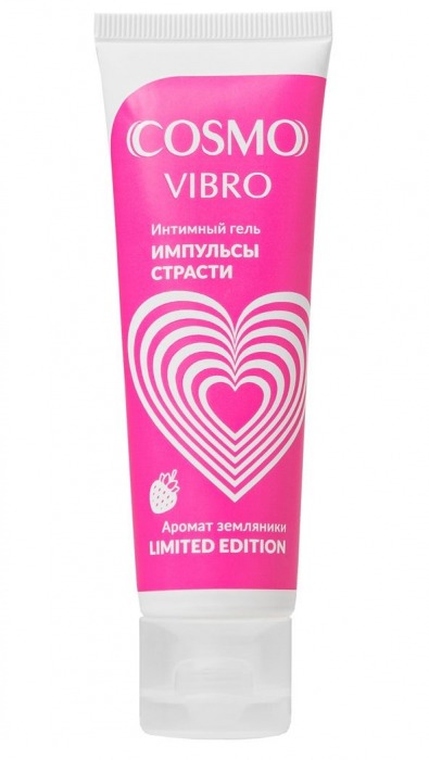 Возбуждающий гель на водно-силиконовой основе Cosmo Vibro с ароматом земляники - 50 гр. - Биоритм - купить с доставкой в Березниках