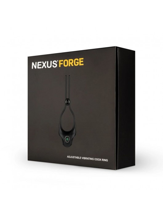 Черное эрекционное лассо с вибрацией Nexus Forge - Nexus Range - в Березниках купить с доставкой