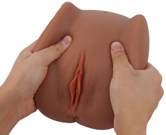 Мастурбатор Black Beauty - вагина и анус - S-HANDE - в Березниках купить с доставкой