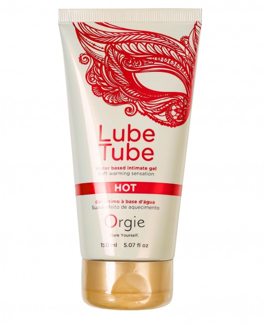 Интимный гель на водной основе Lube Tube Hot с разогревающим эффектом - 150 мл. - ORGIE - купить с доставкой в Березниках