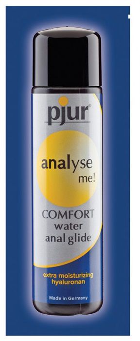 Анальный лубрикант pjur ANALYSE ME Comfort Water Anal Glide - 2 мл. - Pjur - купить с доставкой в Березниках