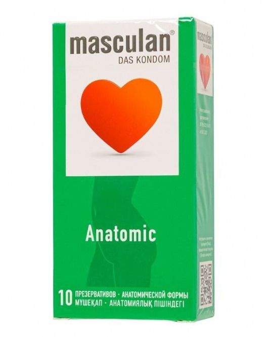 Презервативы анатомической формы Masculan Anatomic - 10 шт. - Masculan - купить с доставкой в Березниках