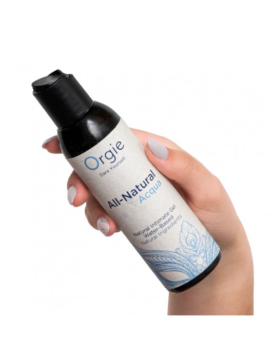 Интимный гель на водной основе Orgie All-Natural Acqua - 150 мл. - ORGIE - купить с доставкой в Березниках