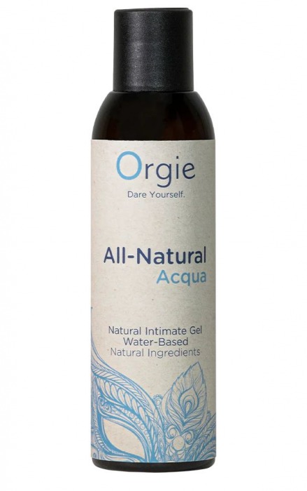 Интимный гель на водной основе Orgie All-Natural Acqua - 150 мл. - ORGIE - купить с доставкой в Березниках