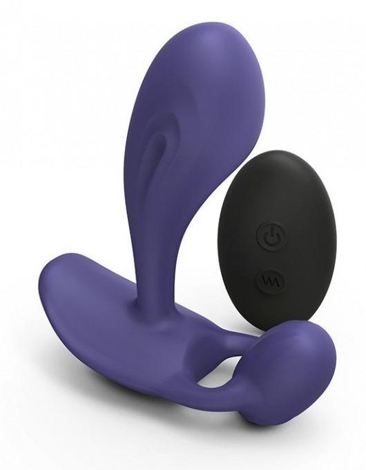 Темно-синий вибромассажер Witty P G Vibrator with Remote Control - Love to Love - в Березниках купить с доставкой