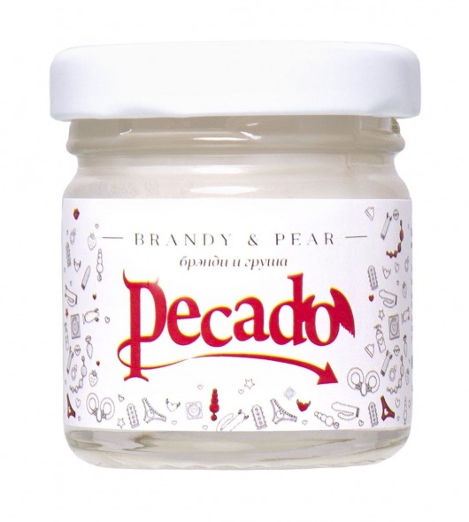 Массажная свеча Brandy   Pear - 35 мл. - Pecado - купить с доставкой в Березниках