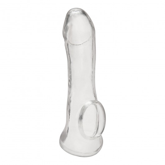 Прозрачная насадка на пенис Transparent Penis Enhancing Sleeve Extension - 15,9 см. - BlueLine - в Березниках купить с доставкой