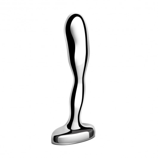 Стальной стимулятор простаты Stainless Steel Prostate Plug - 11,5 см. - b-Vibe - в Березниках купить с доставкой