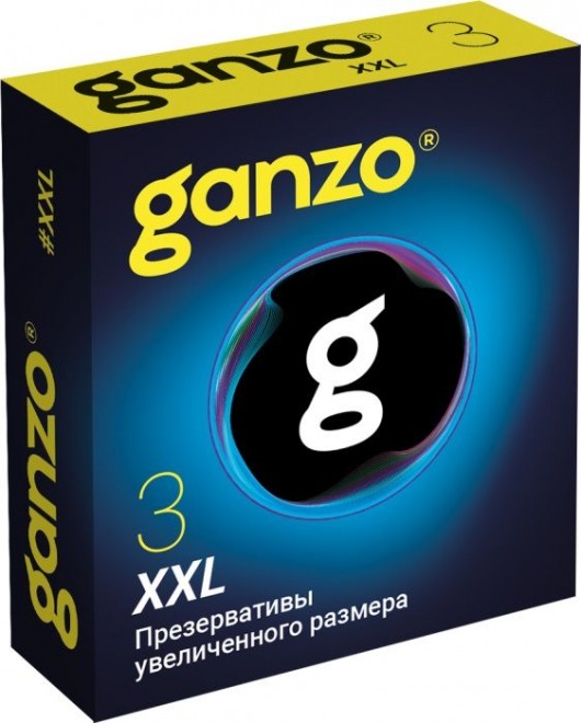 Презервативы увеличенного размера Ganzo XXL - 3 шт. - Ganzo - купить с доставкой в Березниках