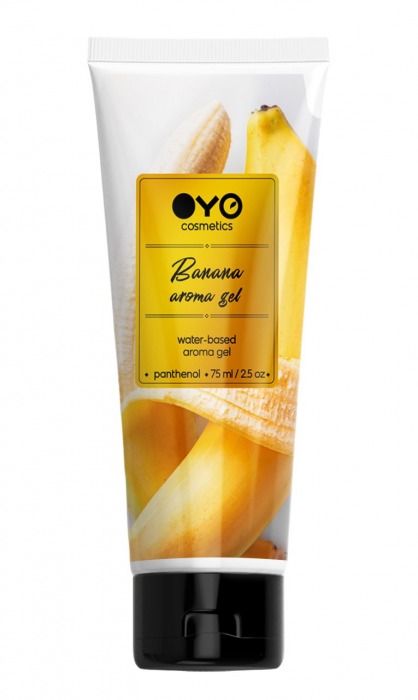 Лубрикант на водной основе OYO Aroma Gel Banana с ароматом банана - 75 мл. - OYO - купить с доставкой в Березниках