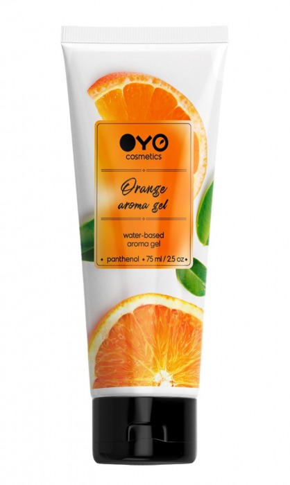 Лубрикант на водной основе OYO Aroma Gel Orange с ароматом апельсина - 75 мл. - OYO - купить с доставкой в Березниках