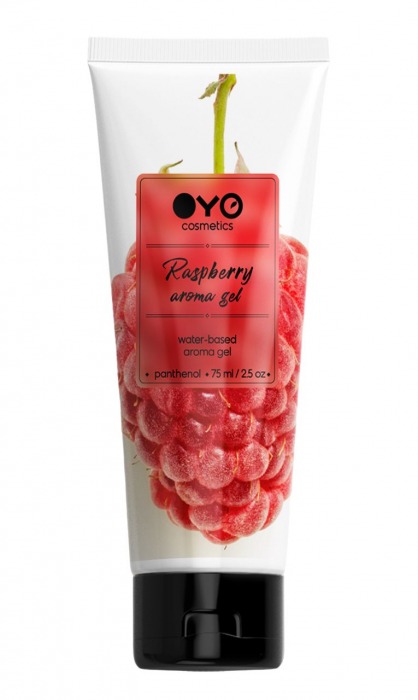 Лубрикант на водной основе OYO Aroma Gel Raspberry с ароматом малины - 75 мл. - OYO - купить с доставкой в Березниках