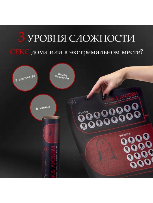 Плакат для двоих  Точка любви  со скретч-слоем - Сима-Ленд - купить с доставкой в Березниках