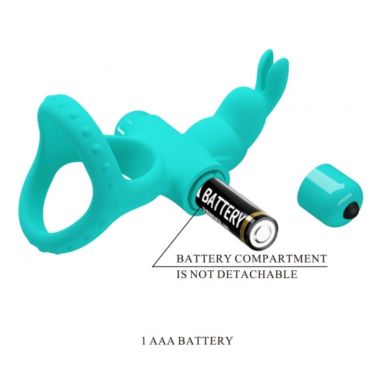 Бирюзовое эрекционное виброкольцо Passionate Figgy - Baile - в Березниках купить с доставкой