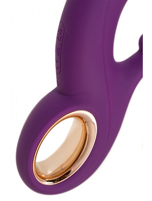 Фиолетовый вибратор Julli с функций Up Down - 20,5 см. - JOS
