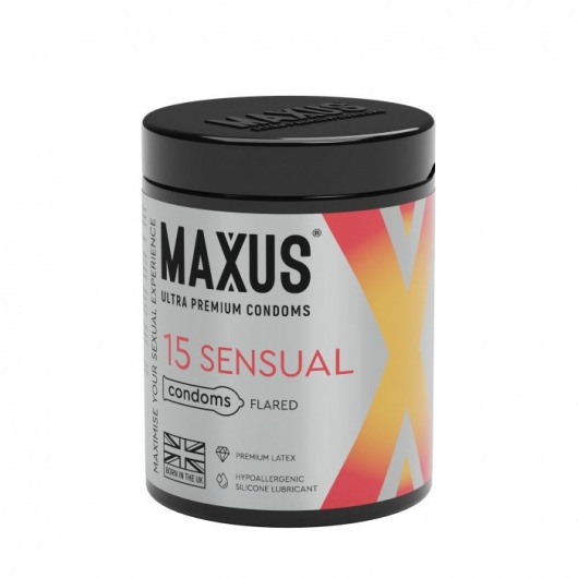 Анатомические презервативы MAXUS Sensual - 15 шт. - Maxus - купить с доставкой в Березниках