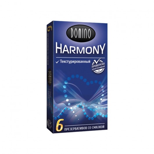 Текстурированные презервативы Domino Harmony - 6 шт. - Domino - купить с доставкой в Березниках