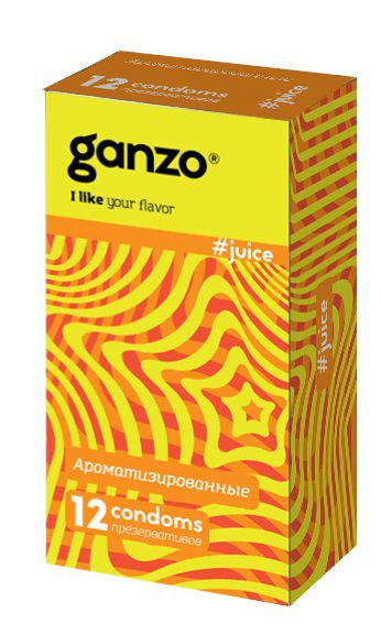 Ароматизированные презервативы Ganzo Juice - 12 шт. - Ganzo - купить с доставкой в Березниках