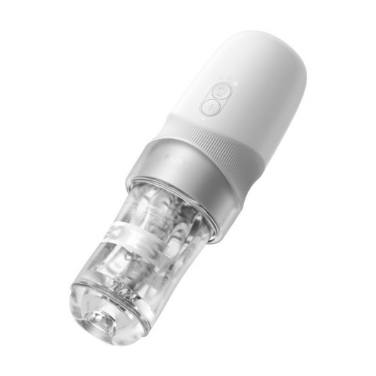 Белый автоматический мастурбатор Extra Sauce - Sauce - в Березниках купить с доставкой