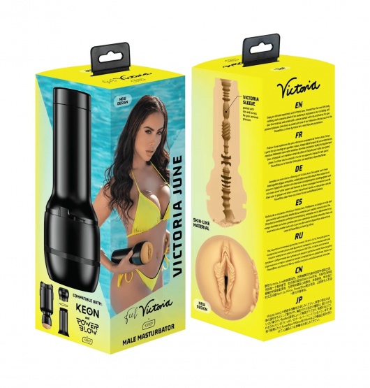 Мастурбатор-вагина FeelVictoria Stroker - Kiiroo - в Березниках купить с доставкой