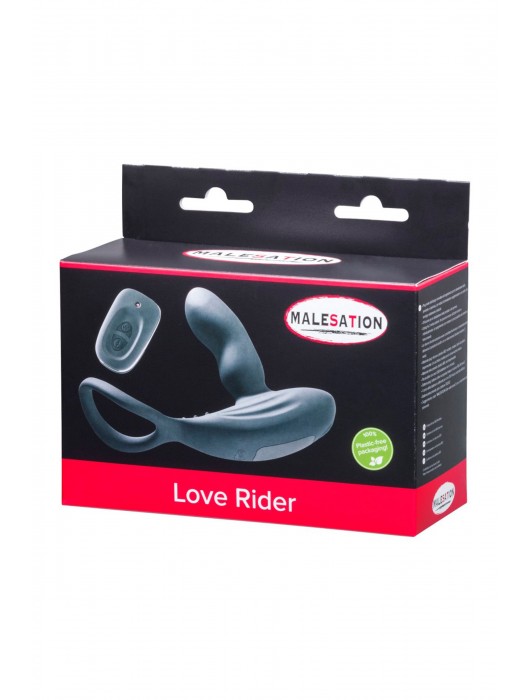 Стимулятор простаты с эрекционным кольцом Love Rider - MALESATION - в Березниках купить с доставкой