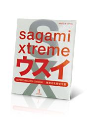 Ультратонкий презерватив Sagami Xtreme SUPERTHIN - 1 шт. - Sagami - купить с доставкой в Березниках