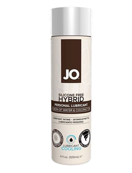 Водно-масляный лубрикант с охлаждающим эффектом JO Silicon free Hybrid Lubricant COOLING - 120 мл. - System JO - купить с доставкой в Березниках