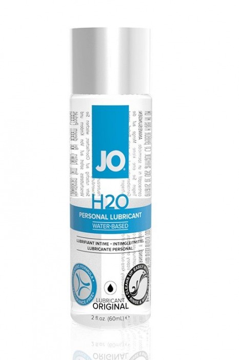 Нейтральный лубрикант на водной основе JO Personal Lubricant H2O - 60 мл. - System JO - купить с доставкой в Березниках